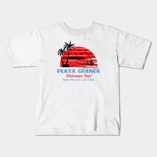 Red Sun - Playa Grande Kids T-Shirt